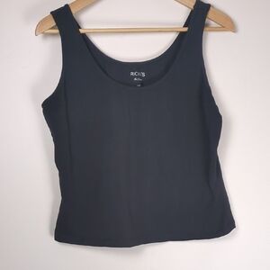 Ricki's Classic Black Fitted Sleeveless Tank Top Size L